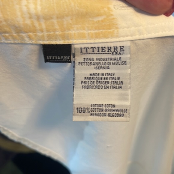 Versace Jeans Couture white long sleeve shirt. EUC. Size XS. Beautiful - Picture 9 of 15